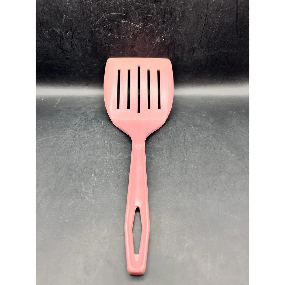 Vtg King Kraft Pink Slotted Spatula Northern‎ Plastics USA Retro Kitchen As Is